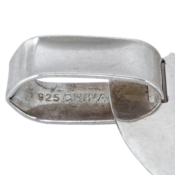 Estate RLM Studios Sterling Silver 925 "One World" Round Pendant - Picture 7 of 9